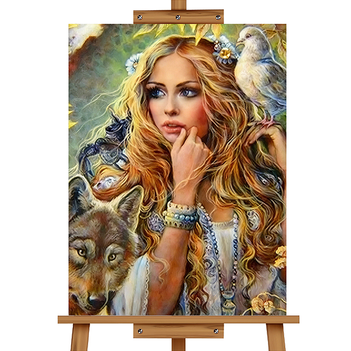 Набор для рисования MKR5040-102 "Картина по номерам 40*50 см. Королева леса"