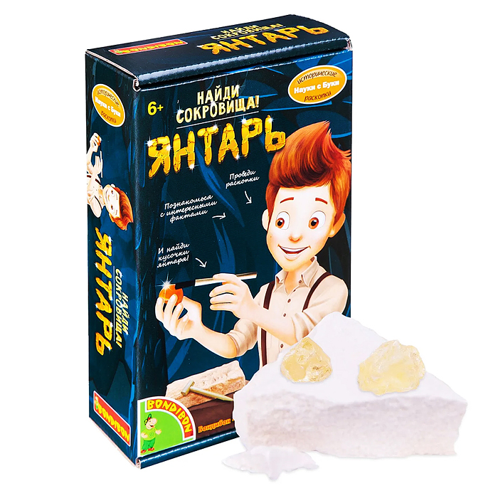 Исторические раскопки Науки с Буки "Найди сокровища!" (янтарь)