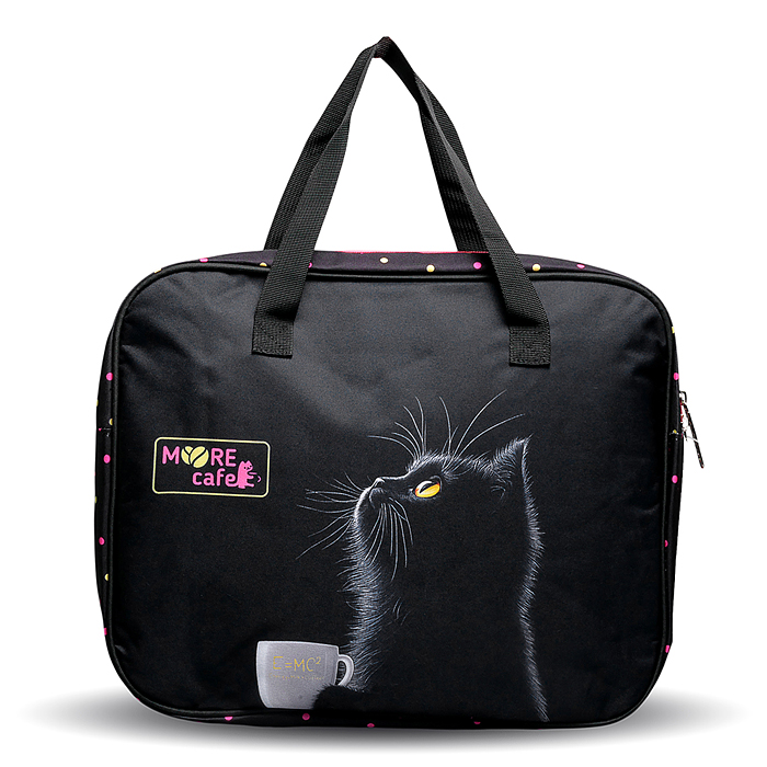 Папка для тетрадей, ИЗО и технологии "MooreCafe" A4 (36x28x8 см), плотный износостойкий полиэстер