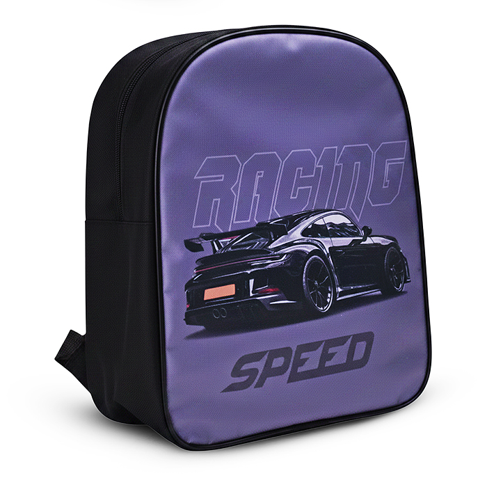 Рюкзак детский дошкольный 280/225/95 "Черная тачка"