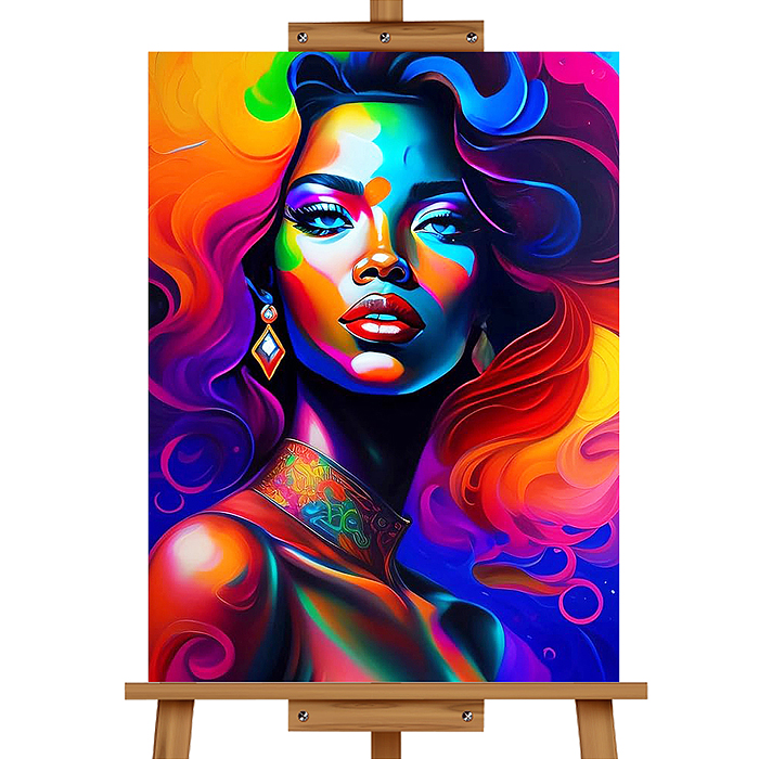 Набор для рисования MKR4030-131 "Картина по номерам 30*40 см. Эффектная леди"