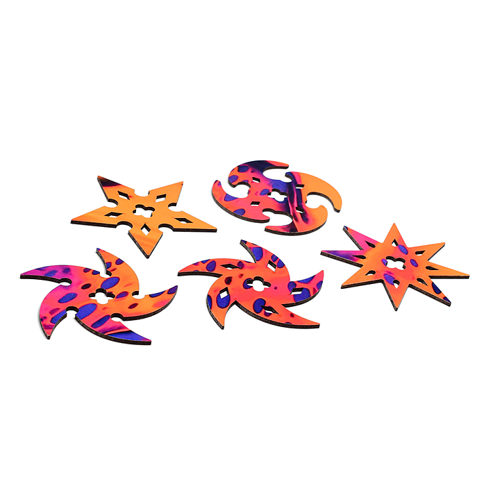 Сувенир Набор Сюрикенов 5 шт