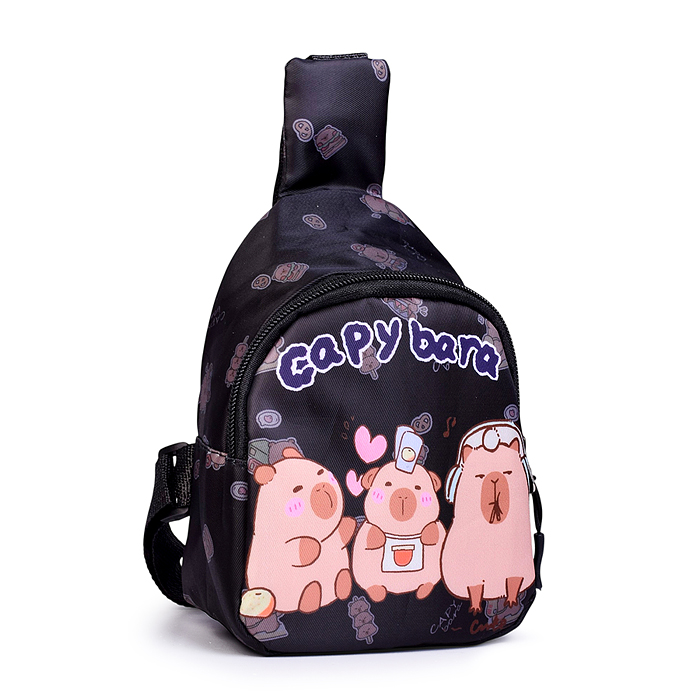 Сумка детская 00-8337 "Семья Капибар" 13*7*18 см.