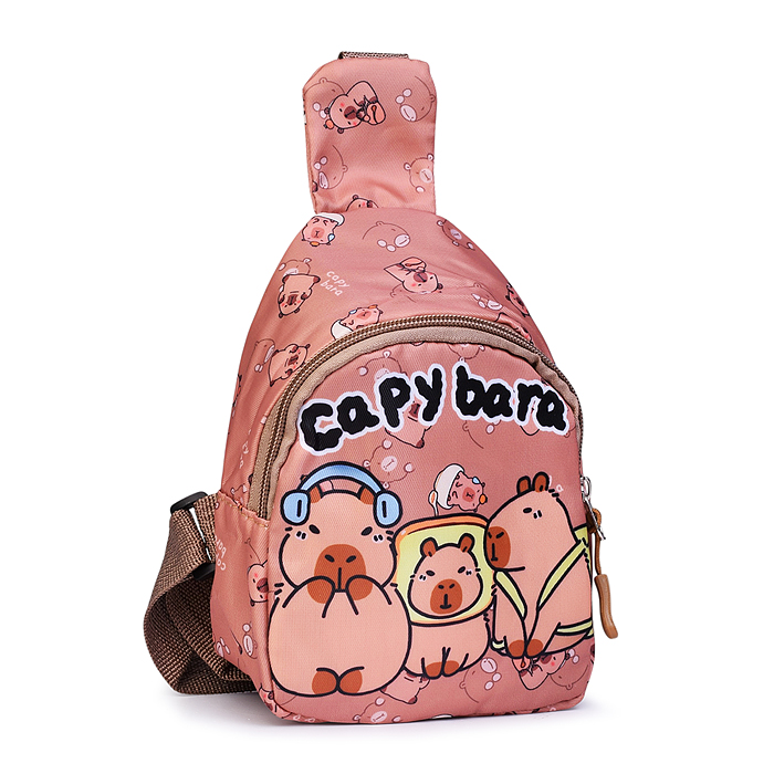 Сумка детская 00-8337 "Семья Капибар" 13*7*18 см.