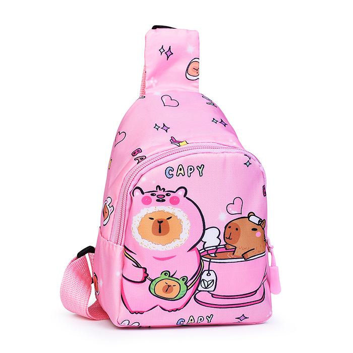 Сумка детская 00-8337 "Семья Капибар" 13*7*18 см.