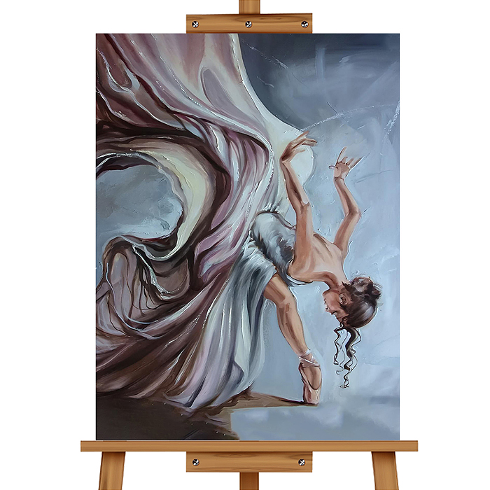 Набор для рисования MKR5040-101 "Картина по номерам 40*50 см. Балерина"