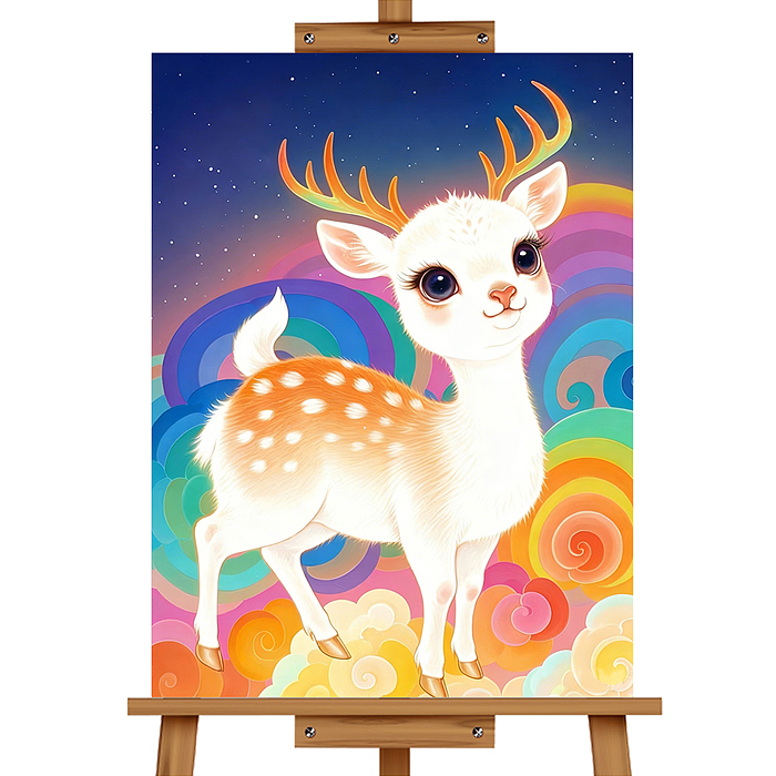 Набор для рисования MKR4030-116 "Картина по номерам 30*40 см. Олененок"