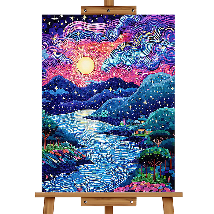 Набор для рисования MKR4030-125 "Картина по номерам 30*40 см. Красивый пейзаж"