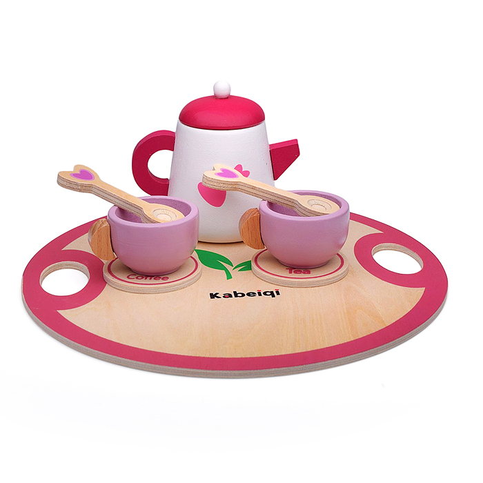 Набор посуды D2299 "Чайный набор Бело-Розовый"