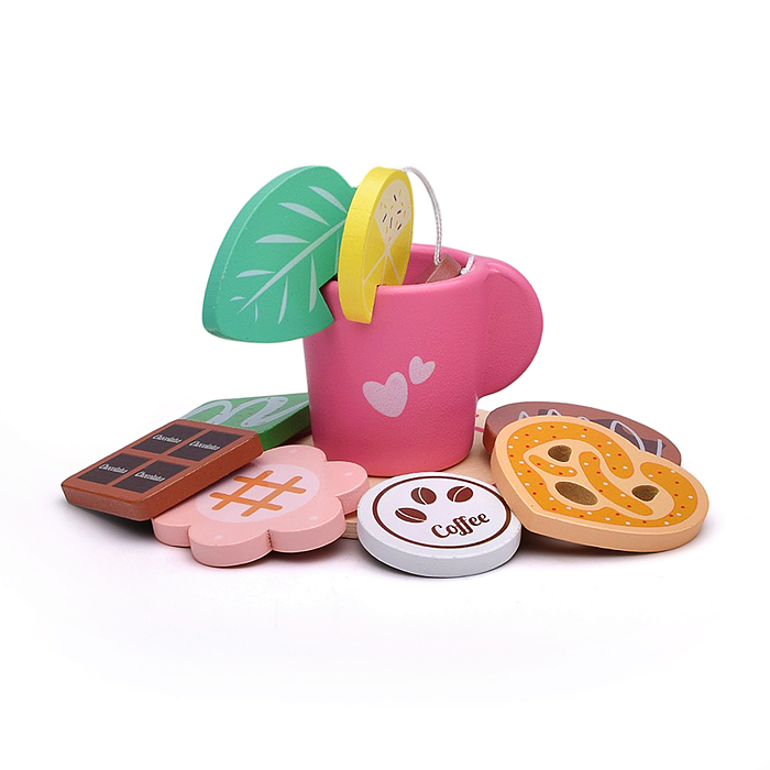 Набор посуды D2299 "Чайный набор Бело-Розовый"