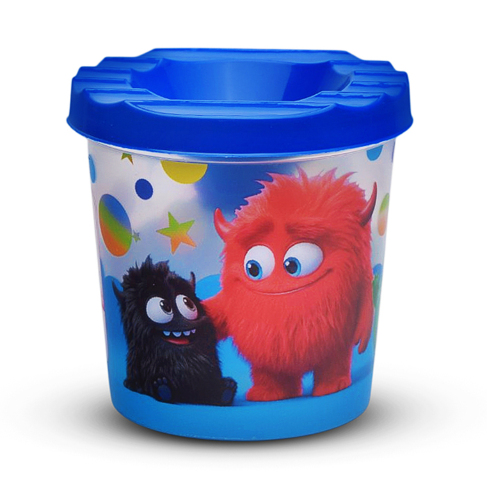 Стакан-непроливайка, одинарный "Забавные монстрики"