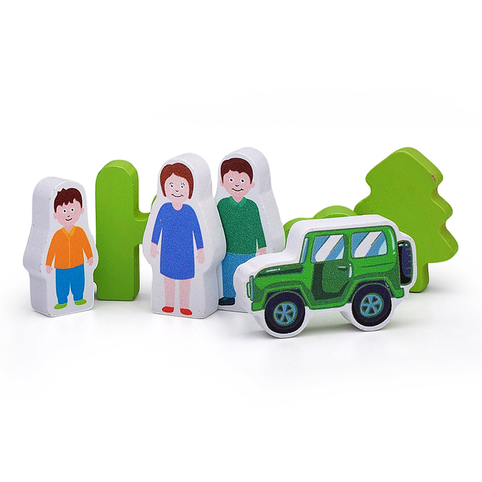 Конструктор D2287 "Веселый зоопарк"