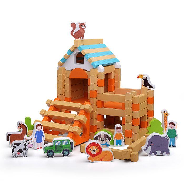 Конструктор D2287 "Веселый зоопарк"