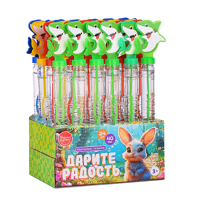 Мыльные пузыри UT0156-2 "Акула" 40 мл.