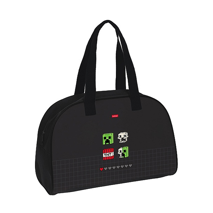 Сумка текстильная 34х22х14см "Пиксель бум"