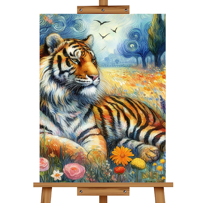 Набор для рисования MKR5040-97 "Картина по номерам 40*50 см. Тигр"