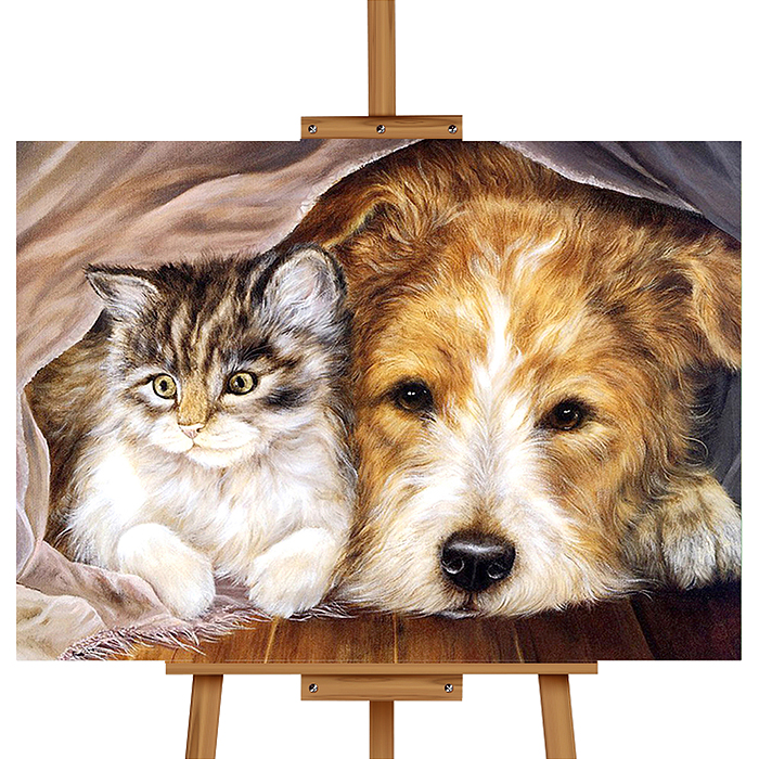 Набор для рисования MKR3020-107 "Картина по номерам 20*30 см. "Дружба"