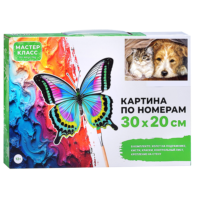 Набор для рисования MKR3020-107 "Картина по номерам 20*30 см. "Дружба"