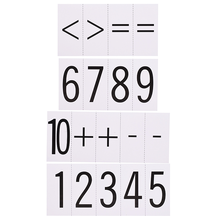 Игра "Демонстрационный и раздаточный материал. Математика"