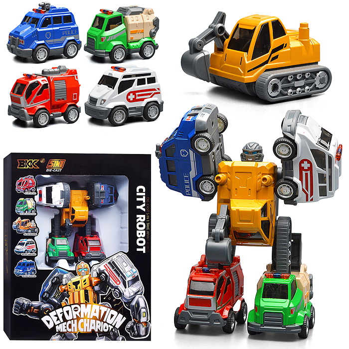 Робот A6006 "Городской страж" трансформирующийся, в коробке