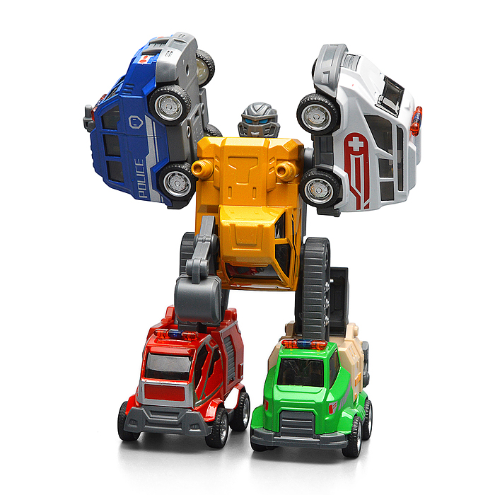 Робот A6006 "Городской страж" трансформирующийся, в коробке