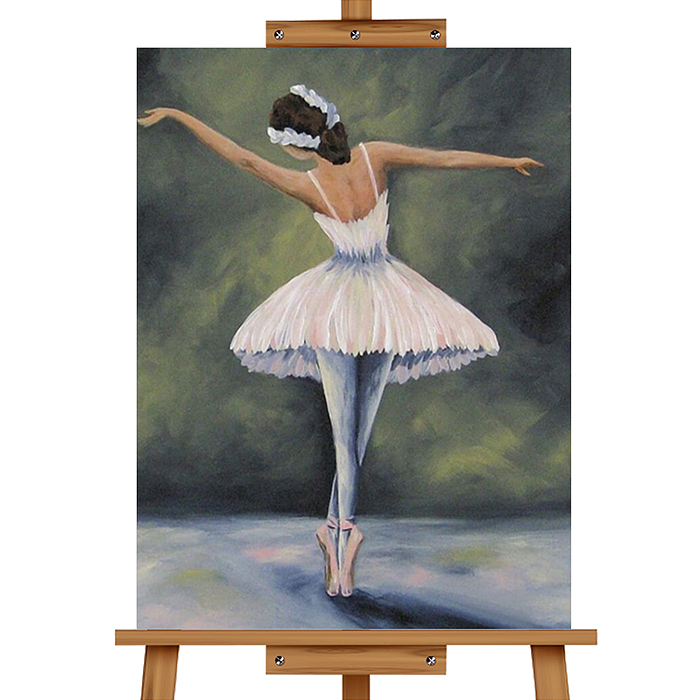 Набор для рисования MKR4030-133 "Картина по номерам 30*40 см. Балерина"