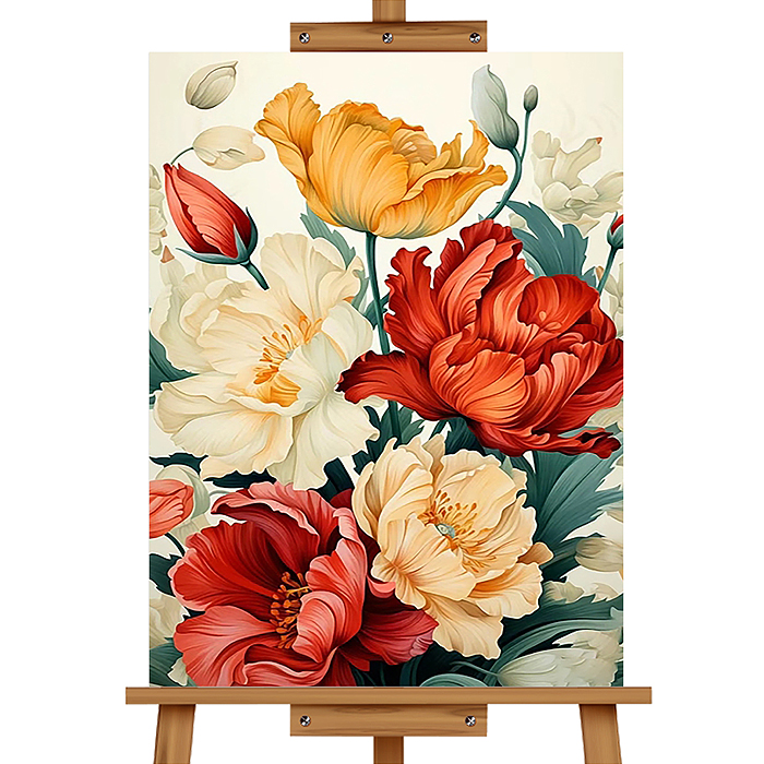 Набор для рисования MKR4030-137 "Картина по номерам 30*40 см. Цветы"