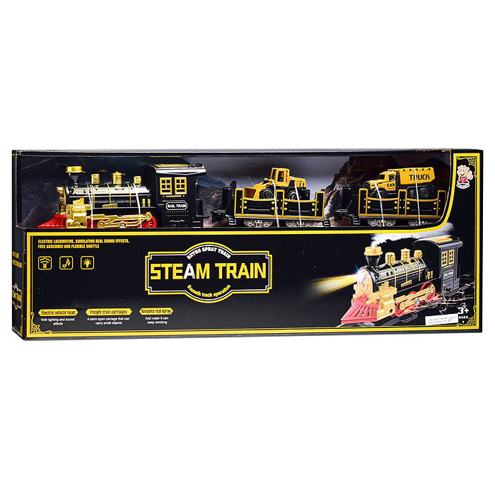 Железная дорога 5864-1P "Инженерная сила" (свет, звук) в коробке 