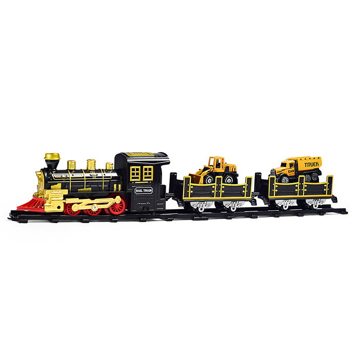 Железная дорога 5864-1P "Инженерная сила" (свет, звук) в коробке 