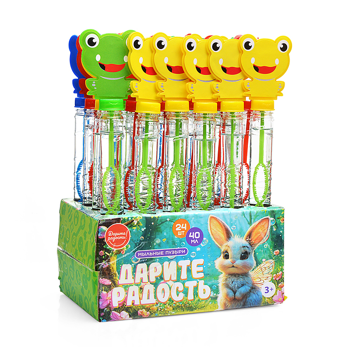 Мыльные пузыри UT0156-5 "Лягушка" 40 мл.