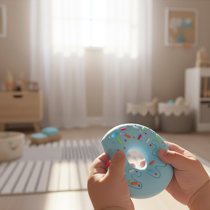 Игрушка -грызунок Y0234 "Пончик"