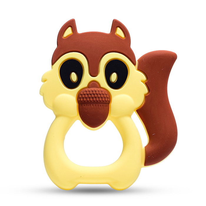 Игрушка -грызунок Y0231 "Белка с орехом"