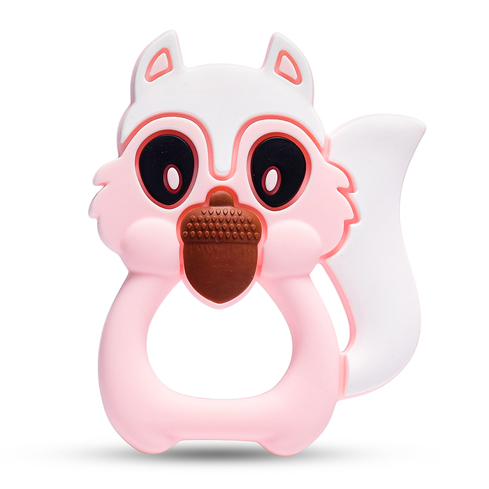 Игрушка -грызунок Y0231 "Белка с орехом"