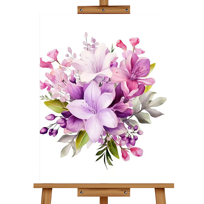 Набор для рисования MKR4030-124 "Картина по номерам 30*40 см. "Цветочная композиция"