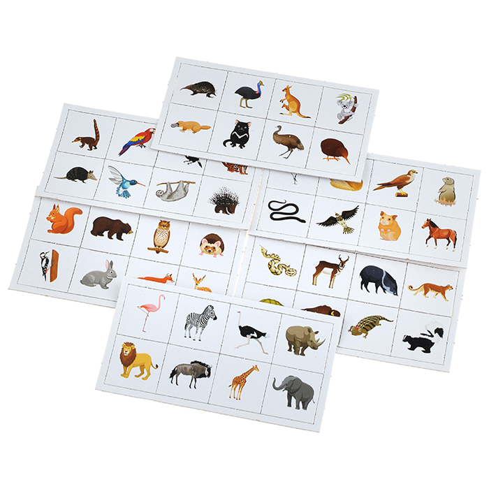 Лото детское Зоопарк (малое)