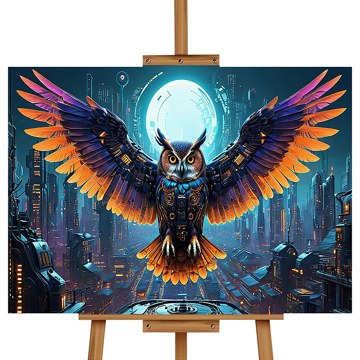 Набор для рисования MKR5040-94 "Картина по номерам 40*50 см. Ночной хищник"