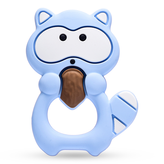 Игрушка -грызунок Y0230 "Енот с орехом"