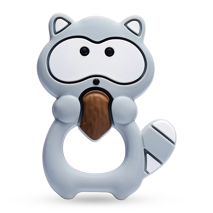 Игрушка -грызунок Y0230 "Енот с орехом"