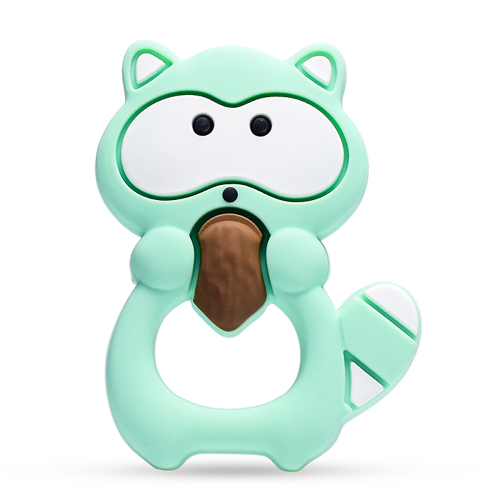 Игрушка -грызунок Y0230 "Енот с орехом"