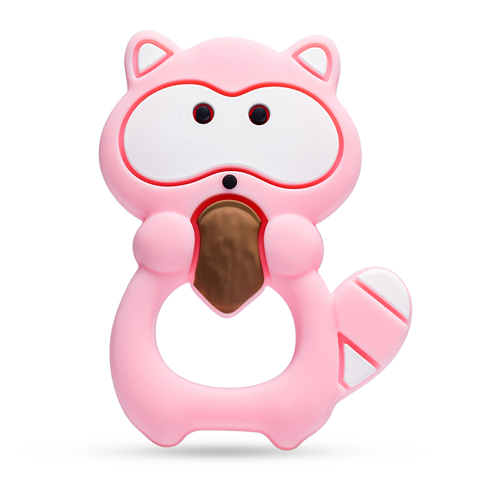 Игрушка -грызунок Y0230 "Енот с орехом"