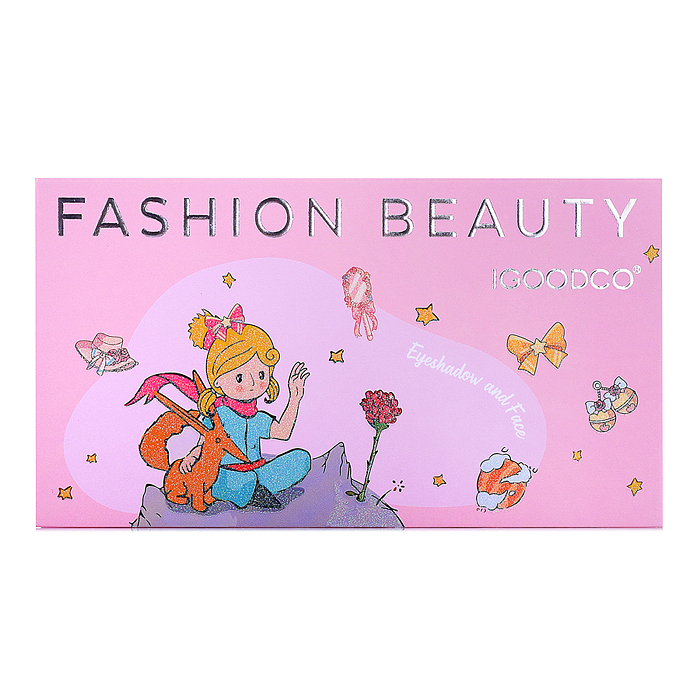 Косметика детская 00-8388 "Девочка с Белочкой" (палетка теней)