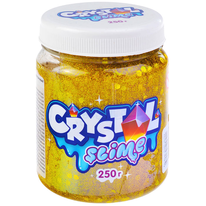 Игрушка Crystal slime, золотой, 250г