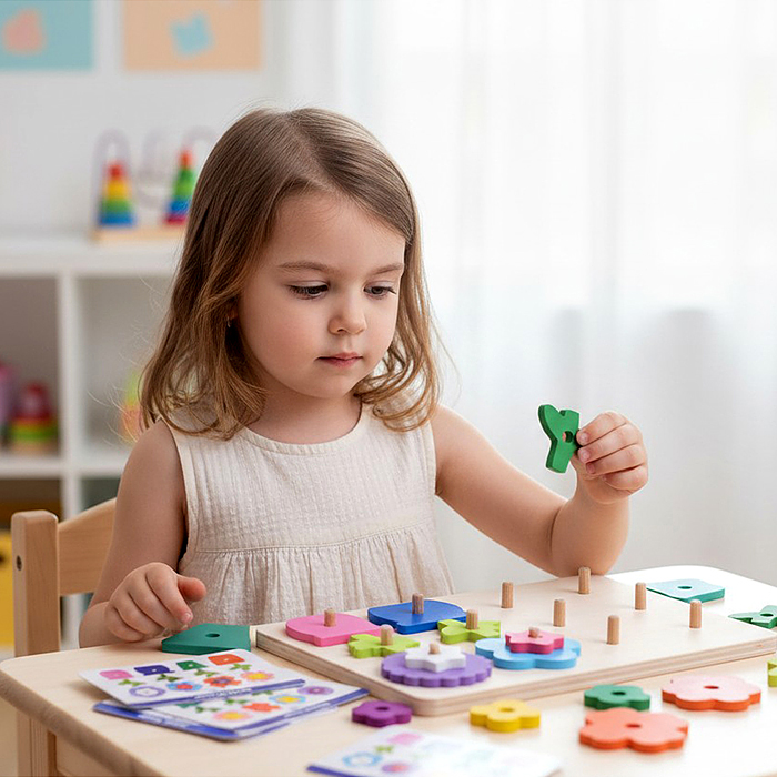 Игра развивающая D2295 "Цветочки"
