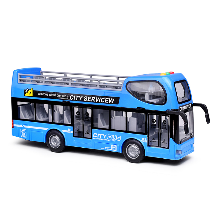 Фото к товару Машина RJ5505 "Автобус турестический" (свет, звук) цвет синий, в коробке Машина RJ5505 "Автобус турестический" (свет, звук) цвет синий, в коробке
