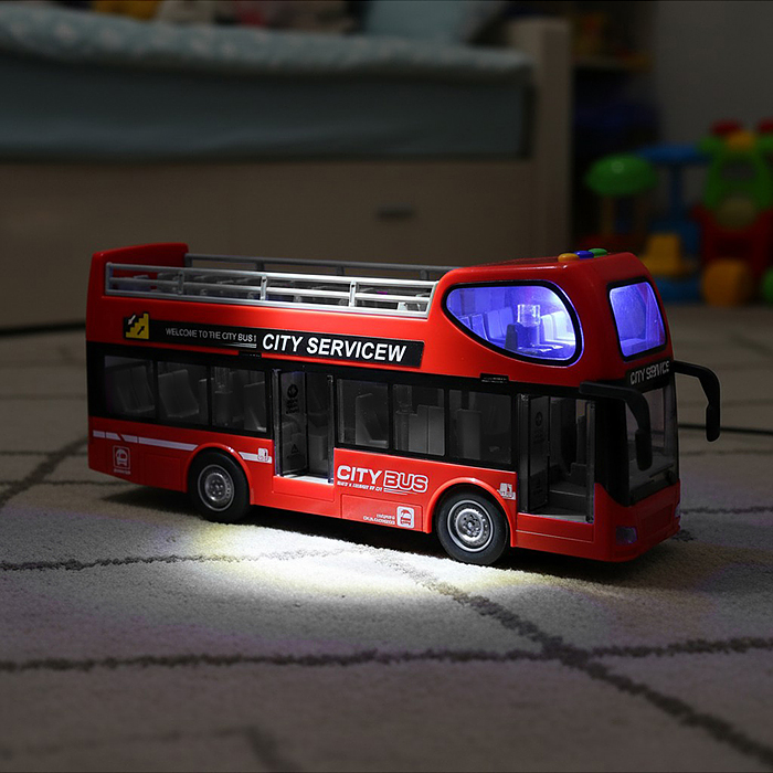 Фото к товару Машина RJ5505 "Автобус турестический" (свет, звук) цвет синий, в коробке Машина RJ5505 "Автобус турестический" (свет, звук) цвет синий, в коробке