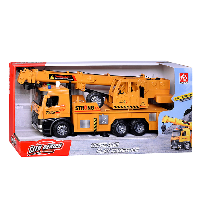 Машина RJ2801A "Автокран" 1:12, в коробке