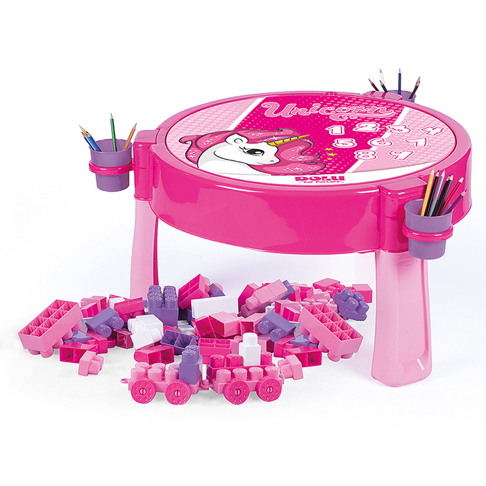 Фото к товару Игрушка Конструктор со столиком Unicorn JumBloks 100 дет. Игрушка Конструктор со столиком Unicorn JumBloks 100 дет.