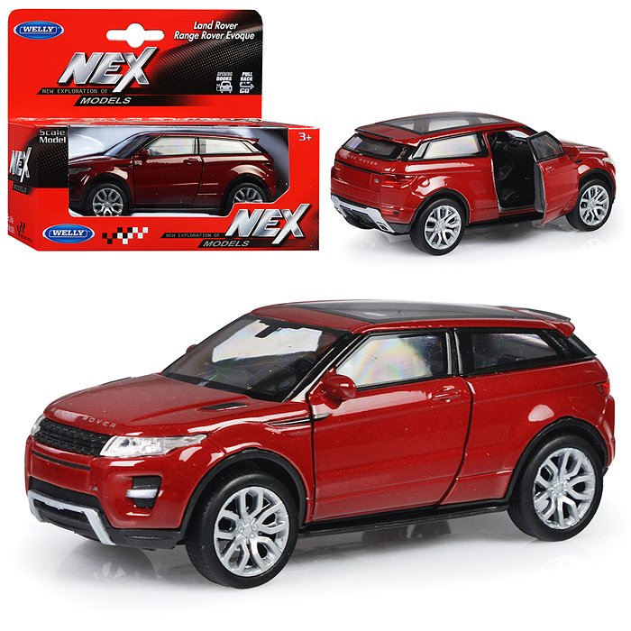 Машинка 1:38 Range Rover Evoque, пруж. мех., цвет в асс. 