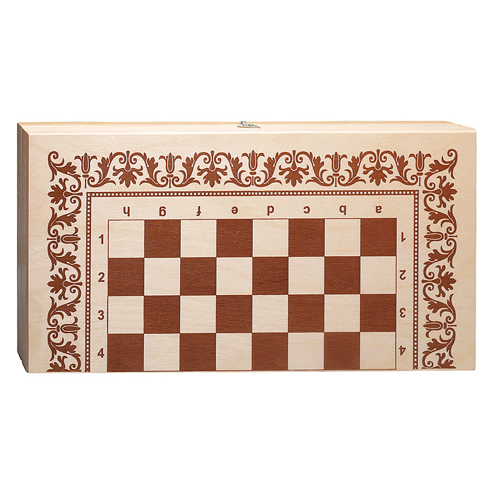 Игра 3 в 1 нарды, шашки, карты 400х200х45