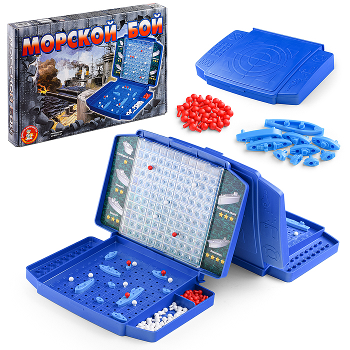 Настольная игра Морской бой РФИ - 2 ретро (м/г)